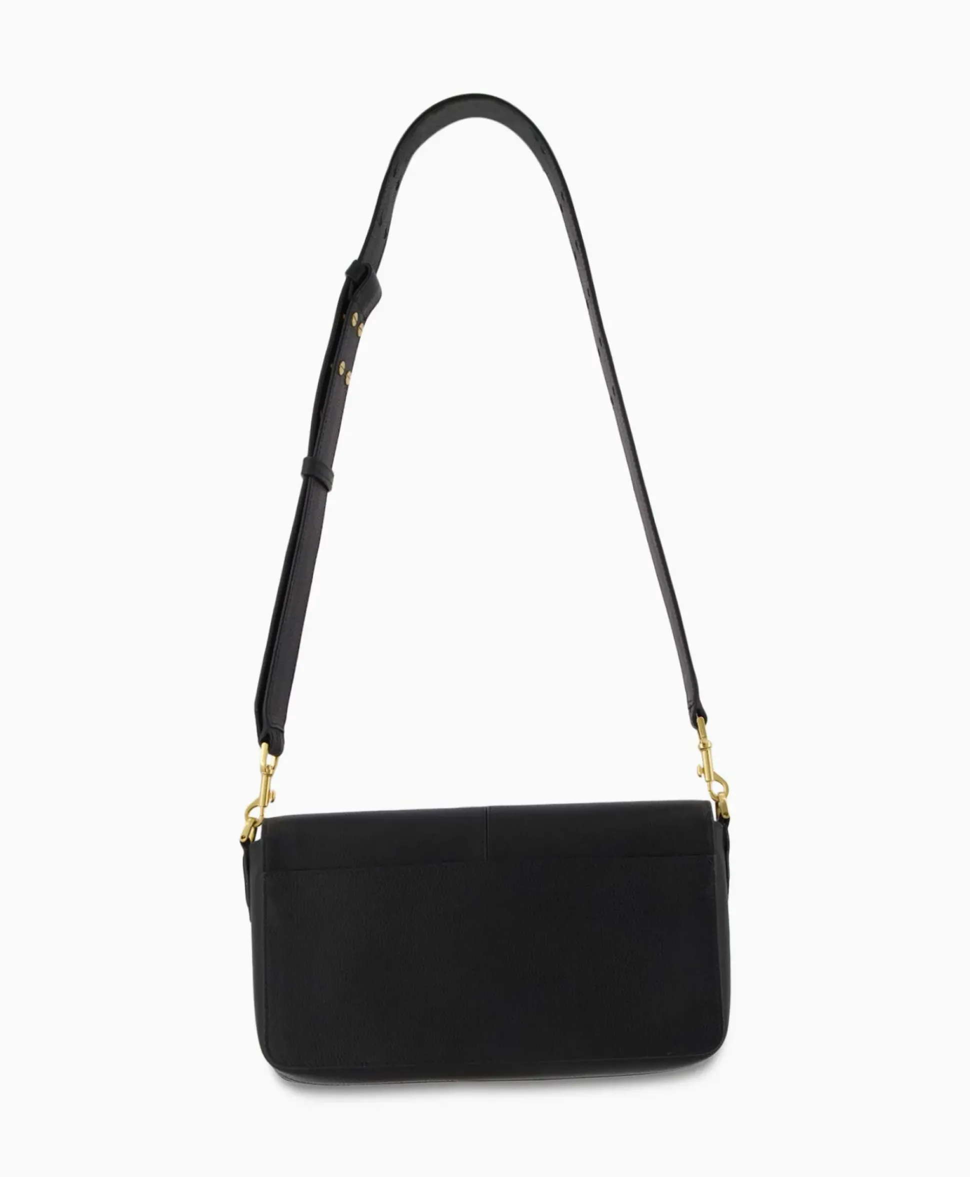Zadig & Voltaire Crossbody Tas Borderline Daily Grained Leath Zwart