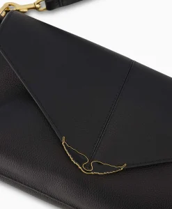 Zadig & Voltaire Crossbody Tas Borderline Daily Grained Leath Zwart