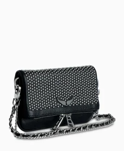 Zadig & Voltaire Crossbody Tas Rock Nano Plumetis Zwart