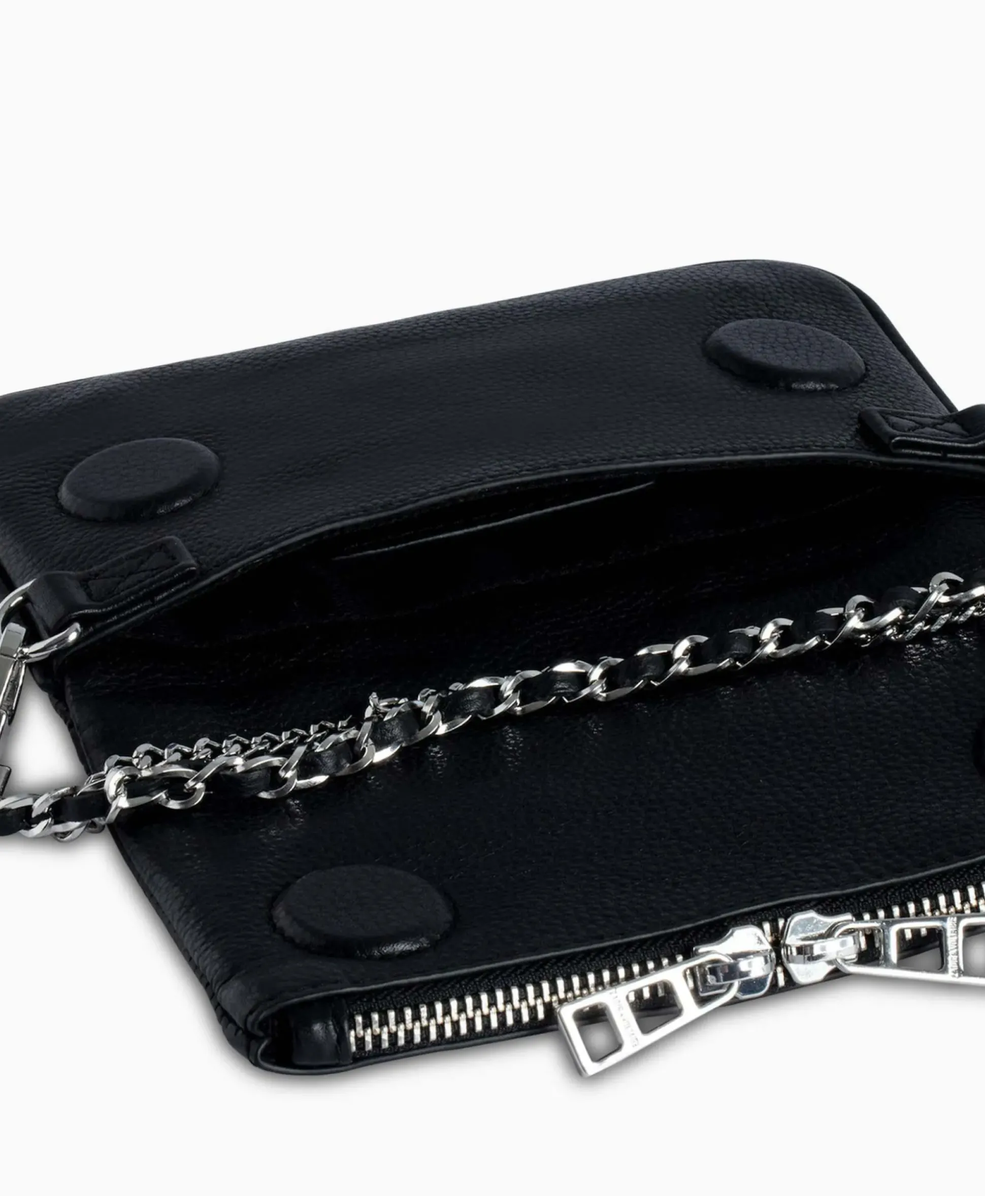Zadig & Voltaire Crossbody Tas Rock Nano Plumetis Zwart