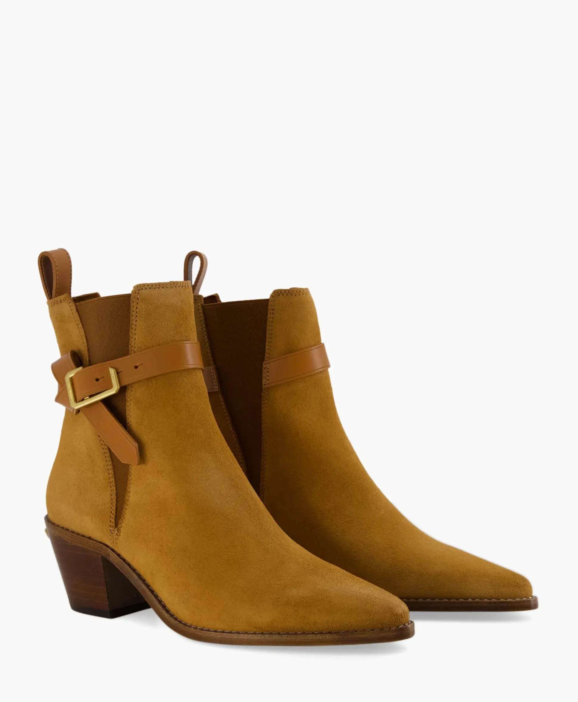 Zadig & Voltaire Enkellaars Tyler Cecilia Suede Bruin