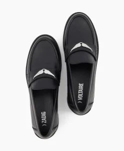 Zadig & Voltaire Loafer Joecassin Semy Shiny Calfskin Zwart