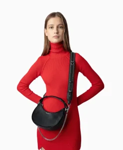 Zadig & Voltaire Riem Strap Adjustable Overstudded Zwart