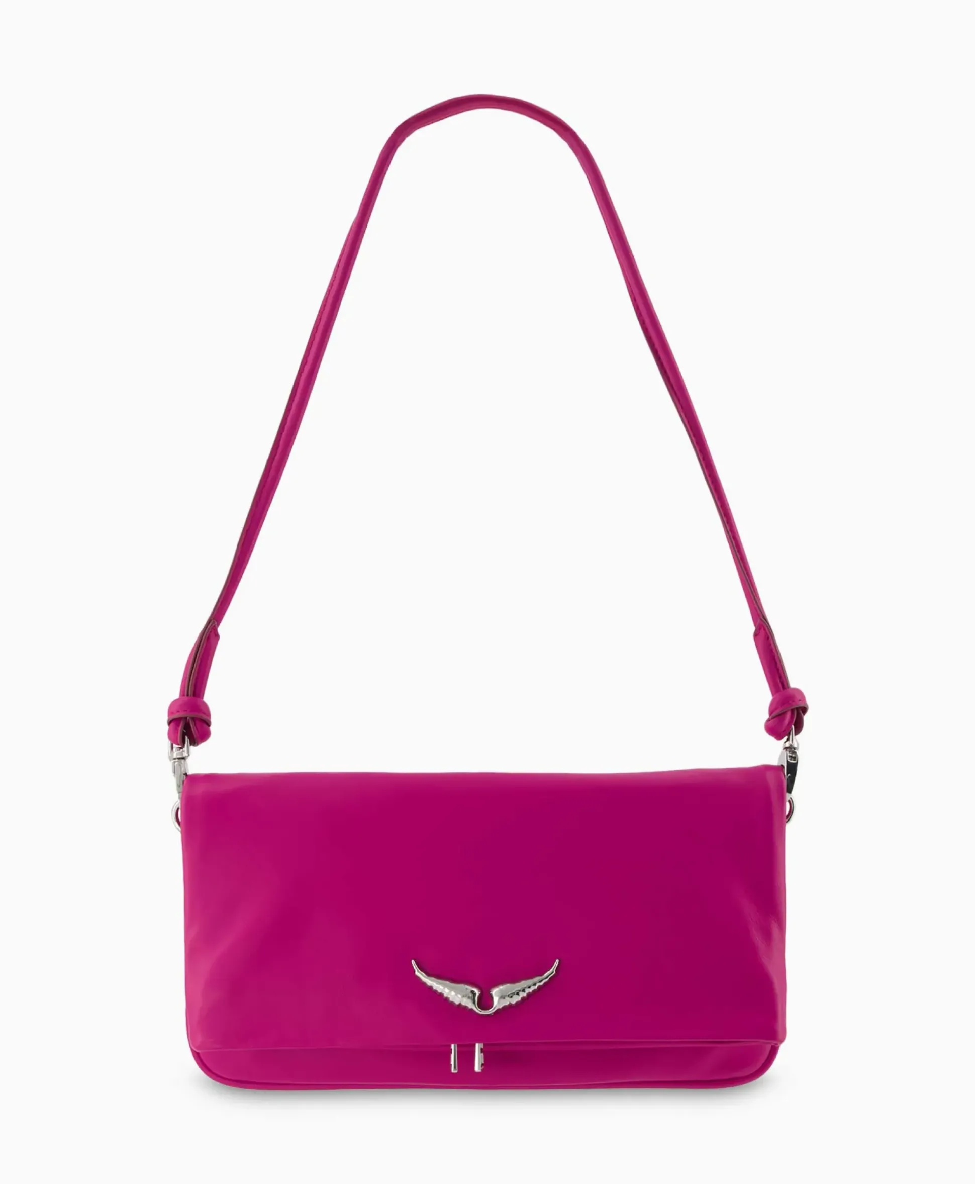 Zadig & Voltaire Schouder / Hand Tas Rock Eternal Smooth Calfskin Paars