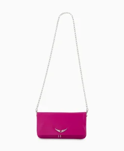 Zadig & Voltaire Schouder / Hand Tas Rock Eternal Smooth Calfskin Paars