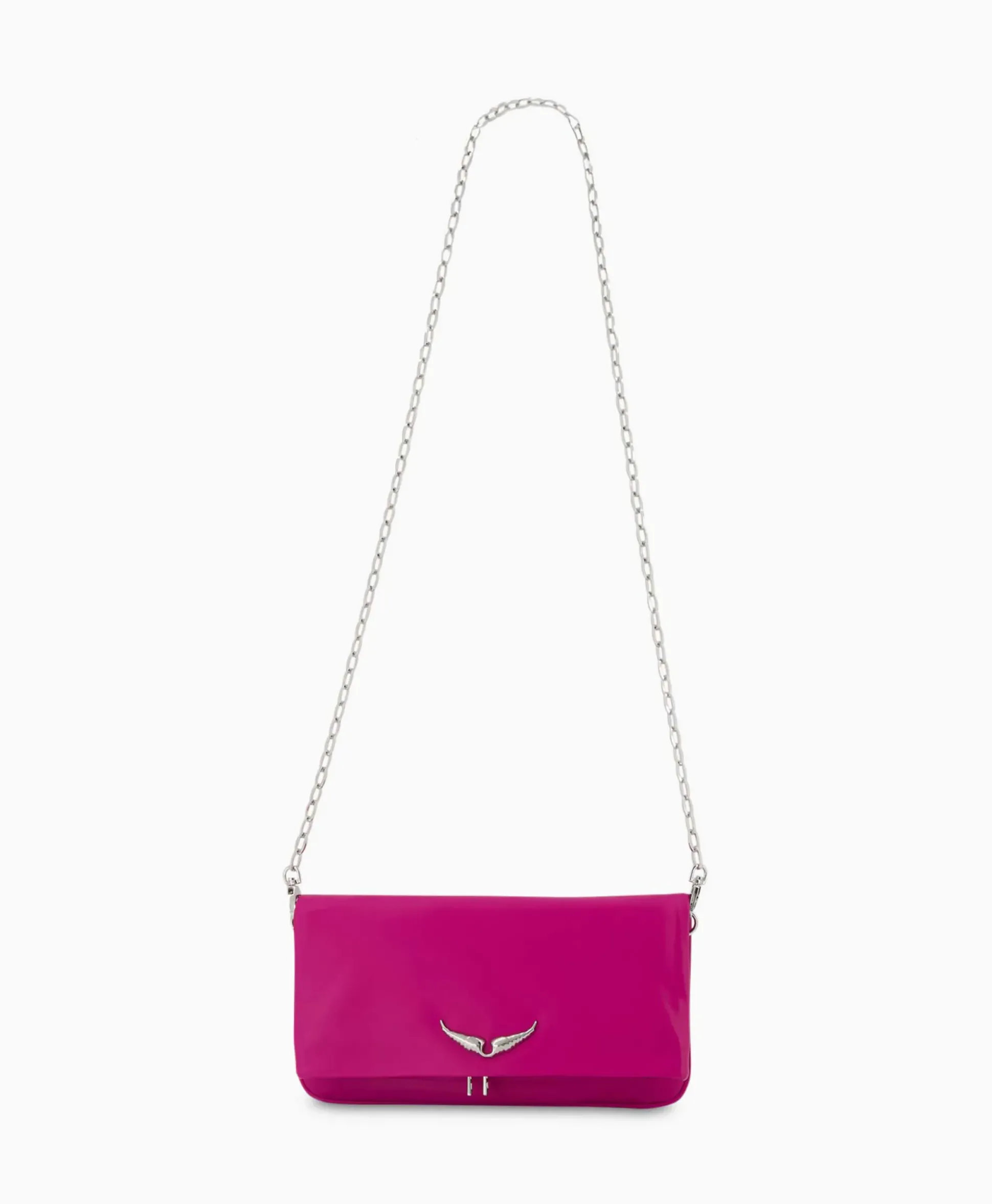 Zadig & Voltaire Schouder / Hand Tas Rock Eternal Smooth Calfskin Paars