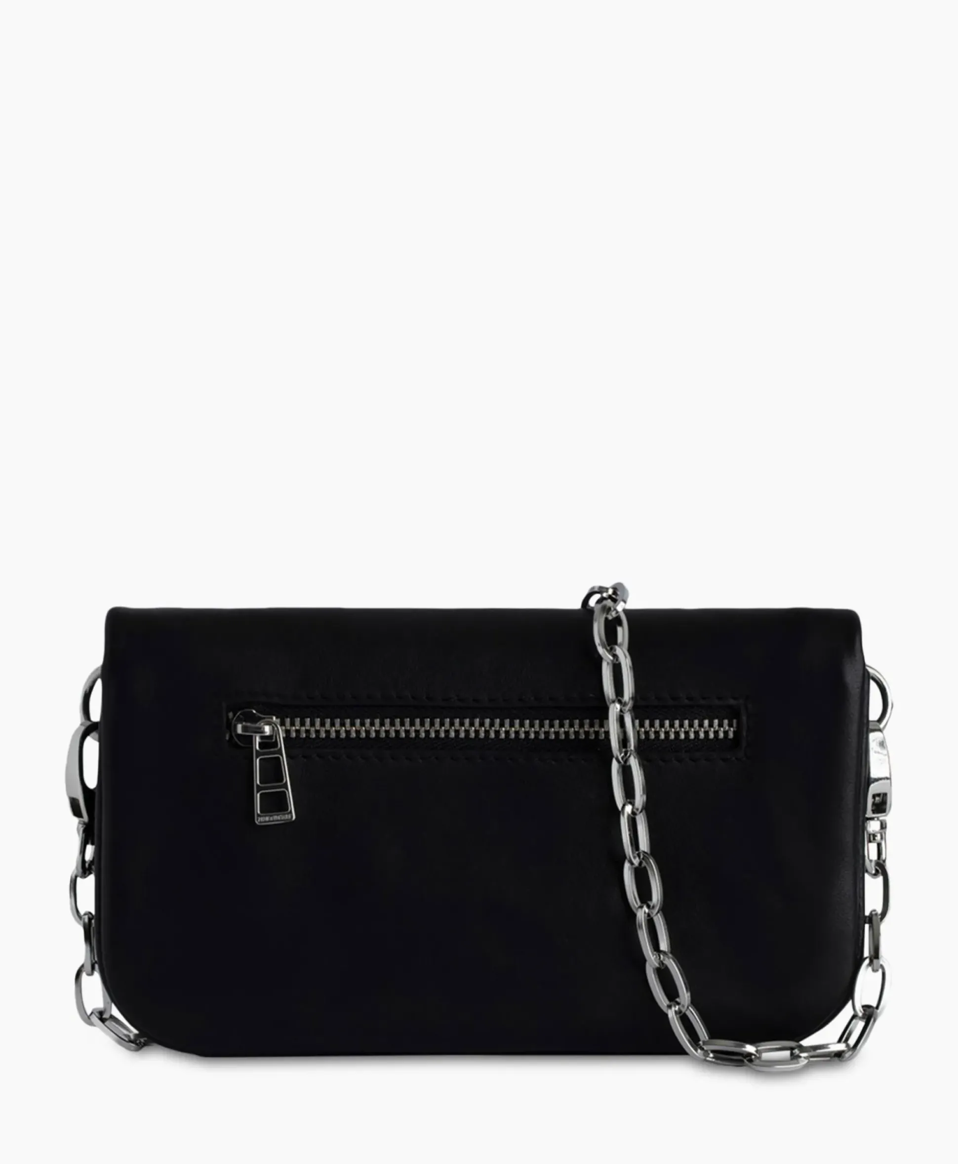 Zadig & Voltaire Schouder / Hand Tas Rock Eternal Smooth Calfskin Zwart