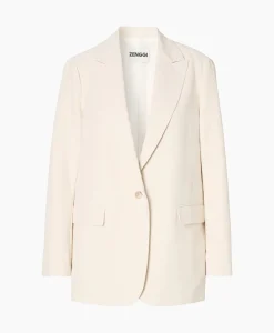 Zenggi Blazer Cool Panama Off White