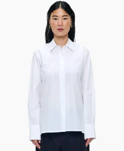 Zenggi Blouse Boyfriend Wit