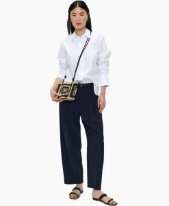 Zenggi Blouse Boyfriend Wit