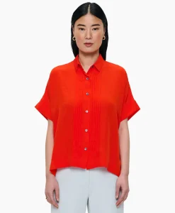 Zenggi Blouse Techno Silk Rood