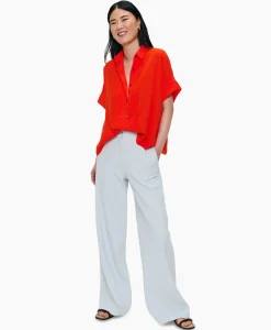 Zenggi Blouse Techno Silk Rood