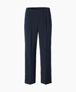 Zenggi Chino Japanese Crepe Relaxed Donker Blauw