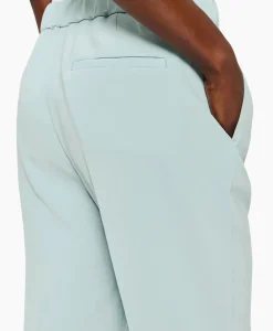 Zenggi Chino Japanese Crepe Relaxed Licht Groen
