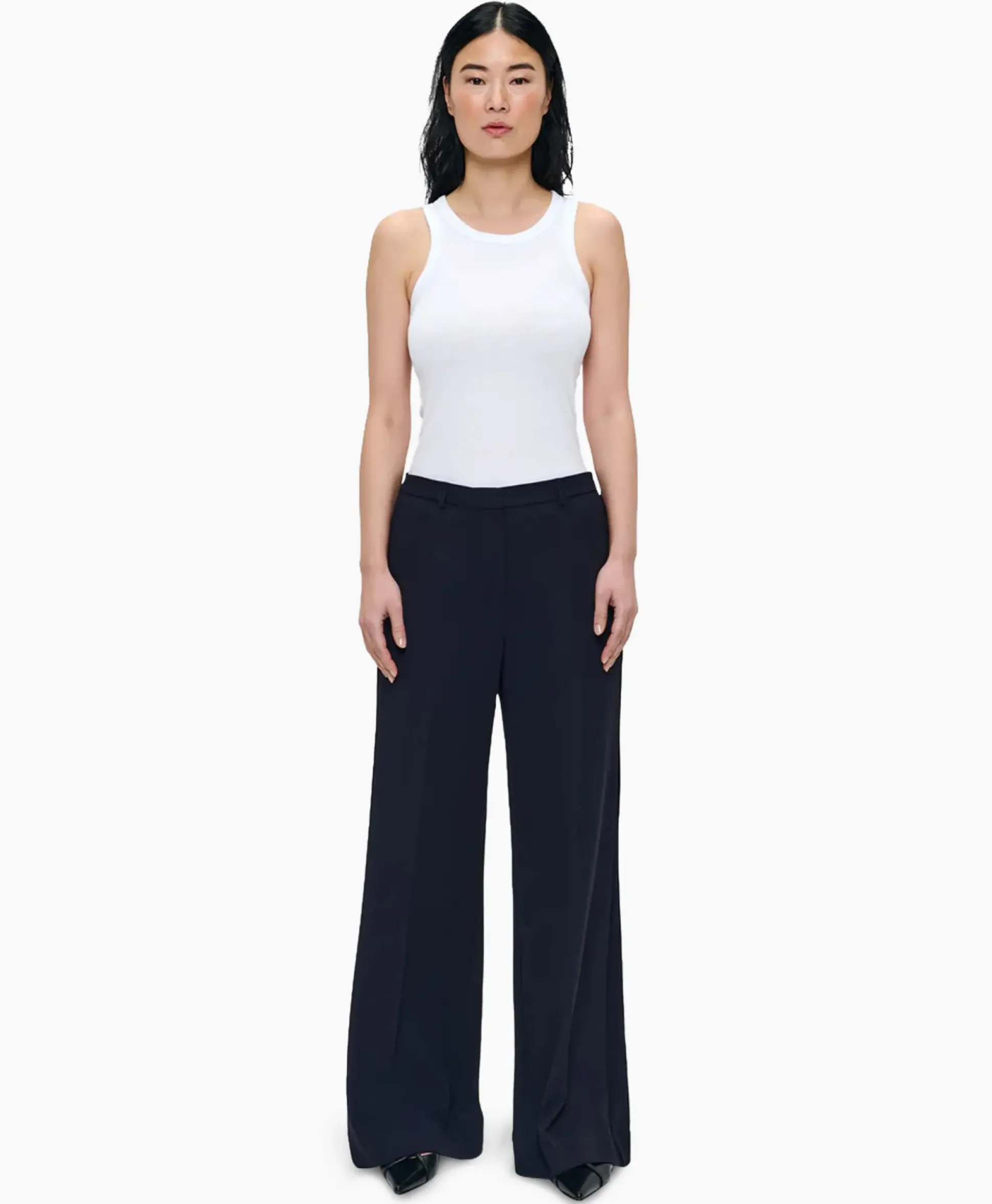 Zenggi Pantalon Techno Silk Donker Blauw