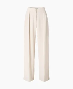 Zenggi Pantalon Wide Pleated Off White