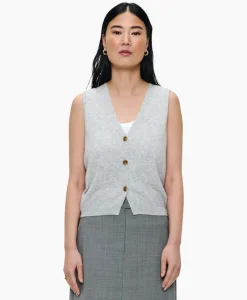 Zenggi Spencer Sleeveless Licht Grijs