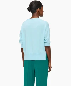 Zenggi Top Relaxed Short Sleeve Aqua