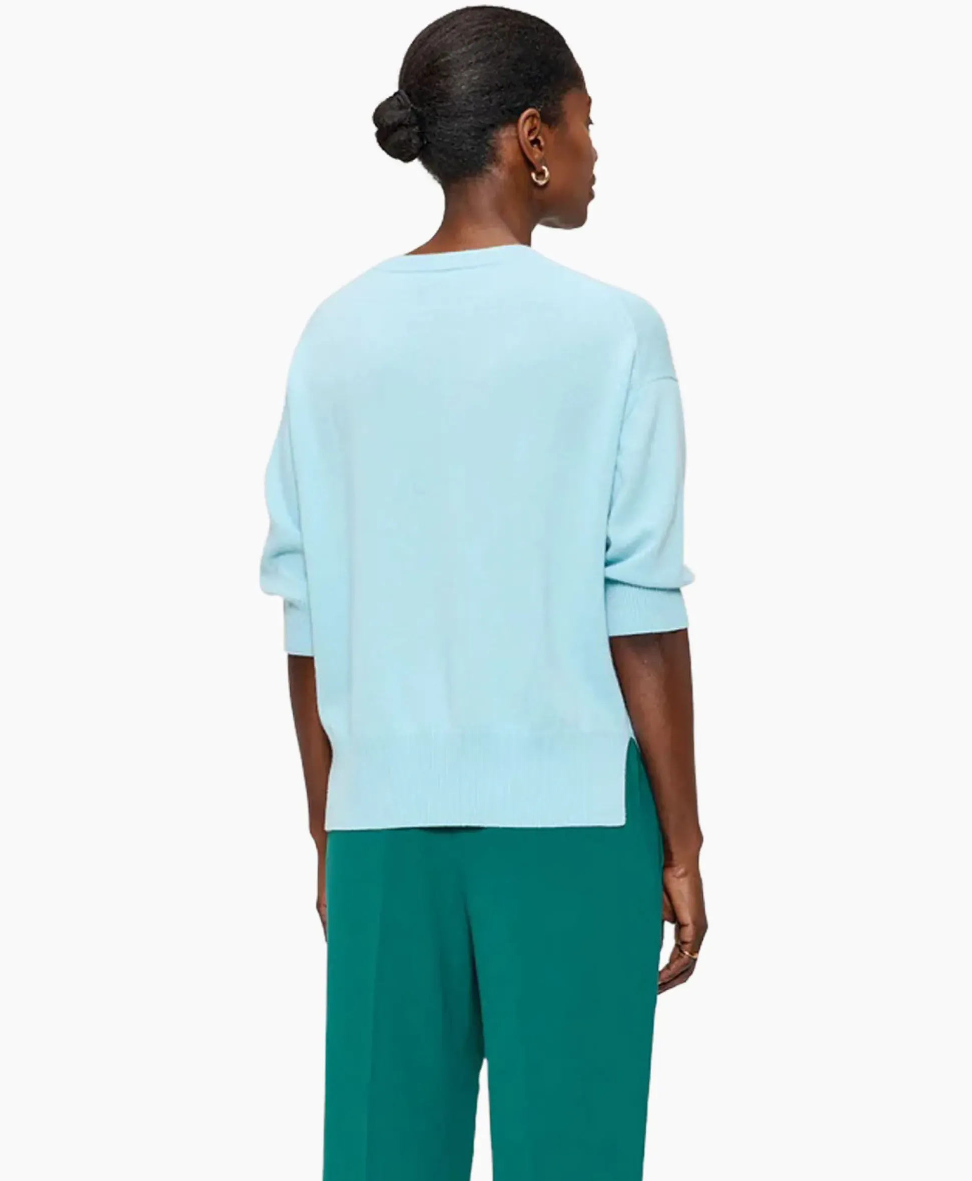 Zenggi Top Relaxed Short Sleeve Aqua